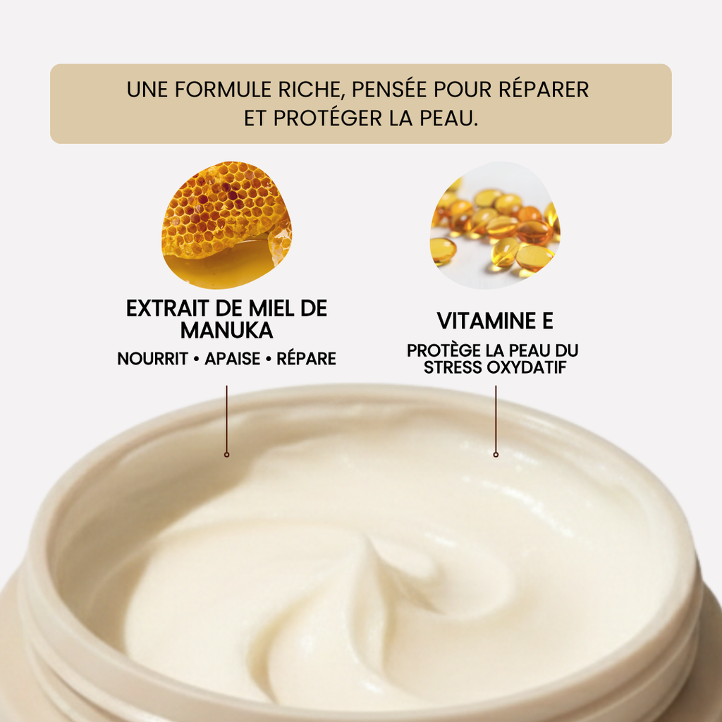 Baume nuit pour les mains au miel de Manuka — 200 ml
